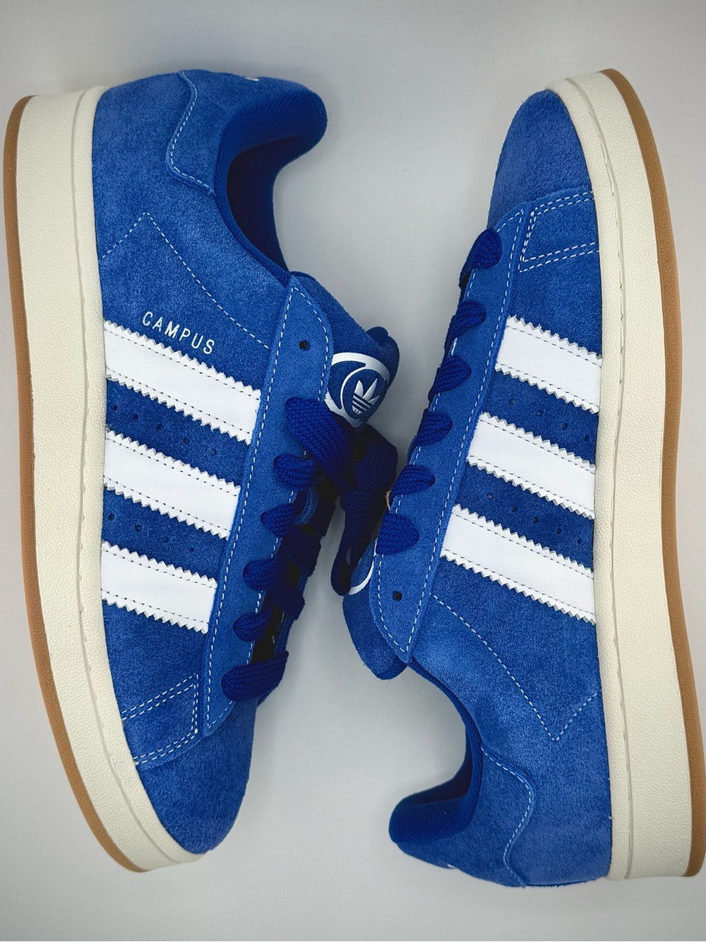 adidas Mens Campus 00s Suede Sneakers in Lucid Blue 10M H03471